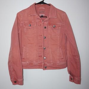 Salmon/Pink Jean Jacket